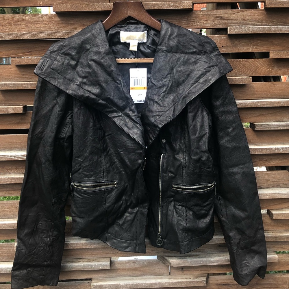 Leather MK Jacket
